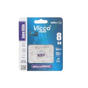 کارت حافظه میکرو 8 گیگ ویکومن Vicco Man Extra 533X U1 80MBps بدون خشاب